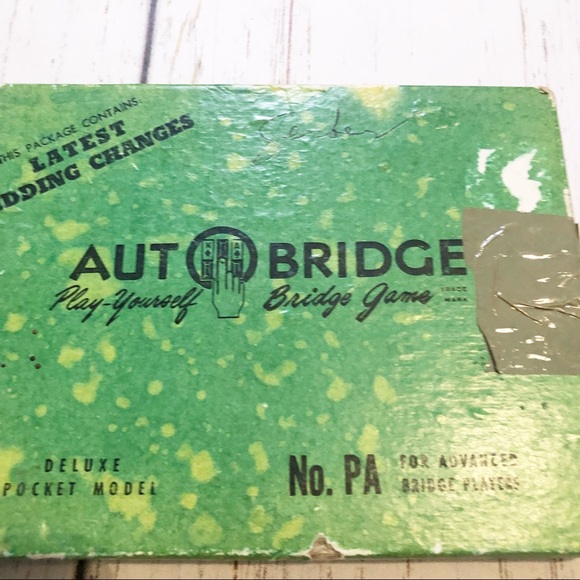 Auto Bridge deluxe pocket model vintage game 1959 made in USA mechanical - Picture 2 of 13